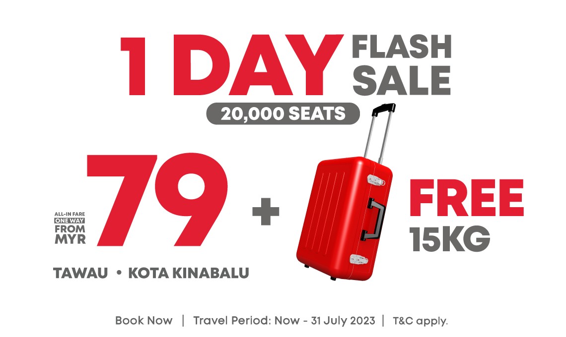 MyAirline Has Launched Another One Day Air Ticket Promotion With All