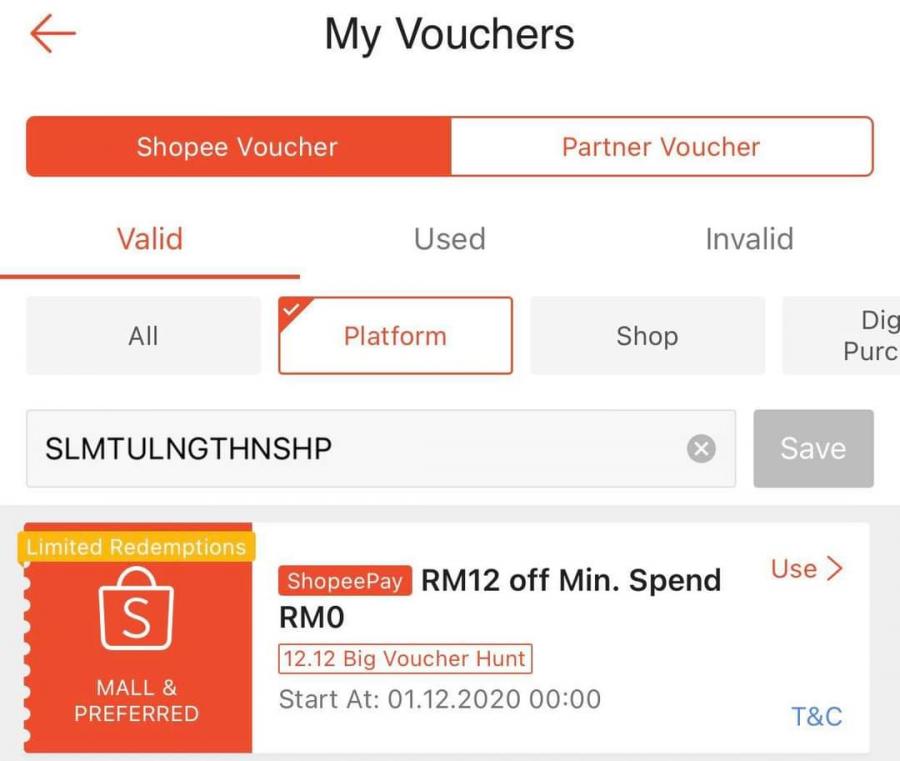 Shopee RM12 Discount Coupon, no minimum purchase required, you can get ...