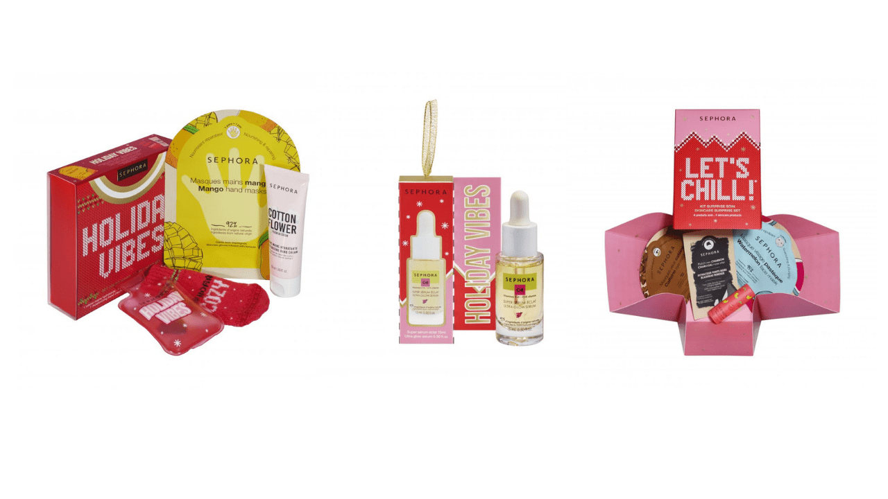 Christmas Gift Set from Sephora with a range of RM50 to