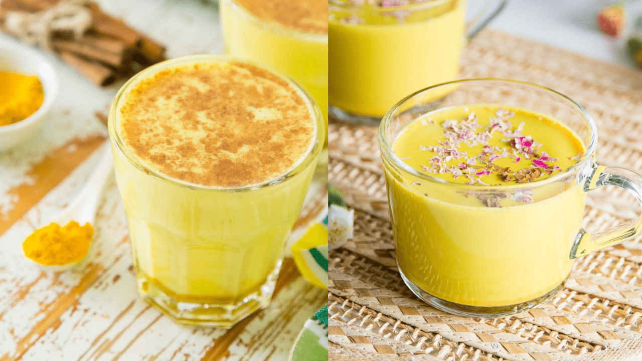 Have you ever drunk coffee milk, but have you ever drank golden milk with turmeric? Its