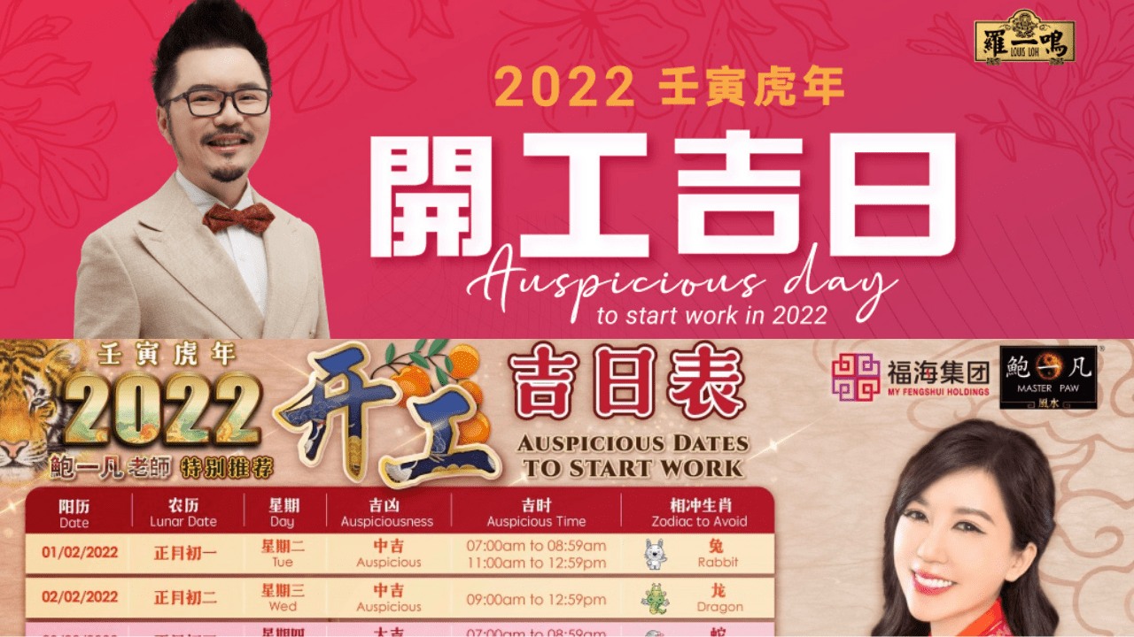An auspicious day to start work in 2022 (from Bao Yifan and Luo Yiming