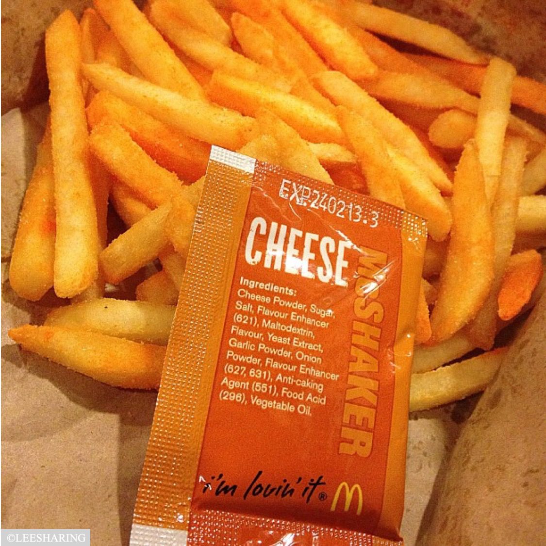 McDonald's introduces Cheese McShaker fries! Add a shake of cheese and