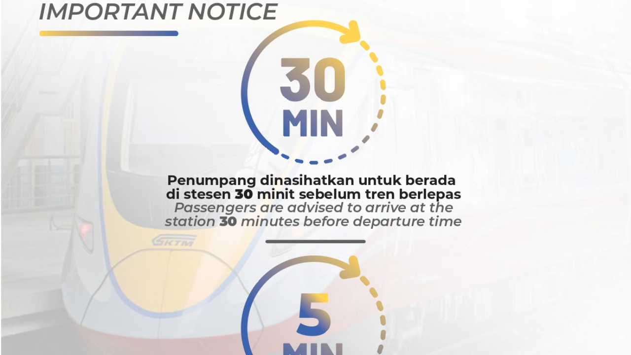 Starting from August, ETS will implement new boarding rules. Leh Leo