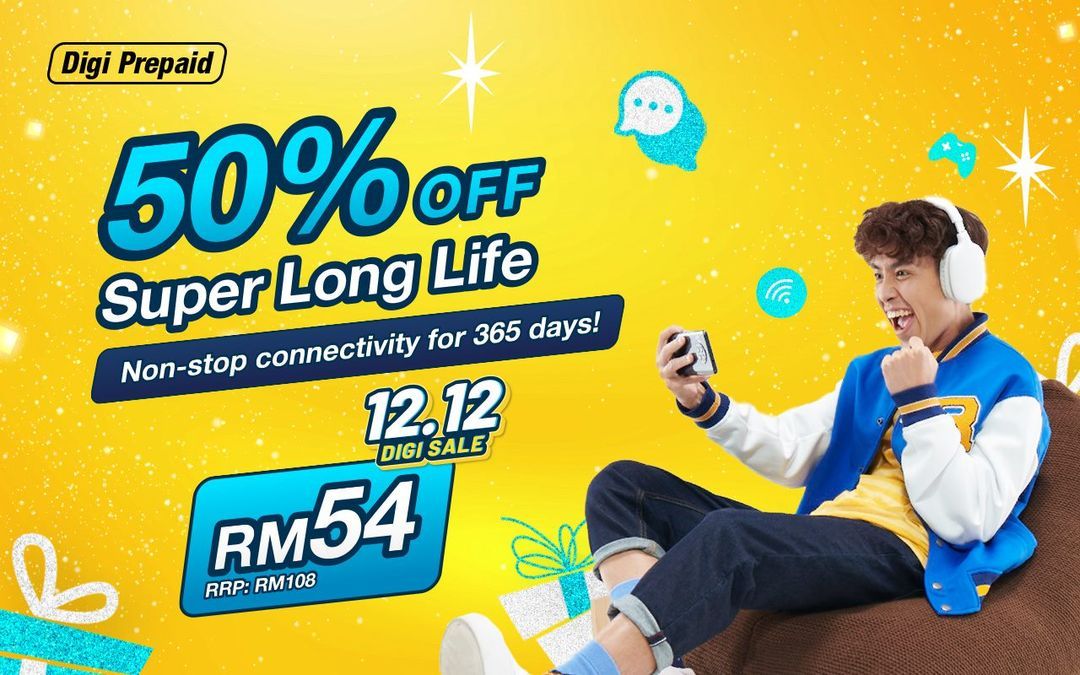 【12.12】Digi Super Long Life 50% discount offer with direct access to ...