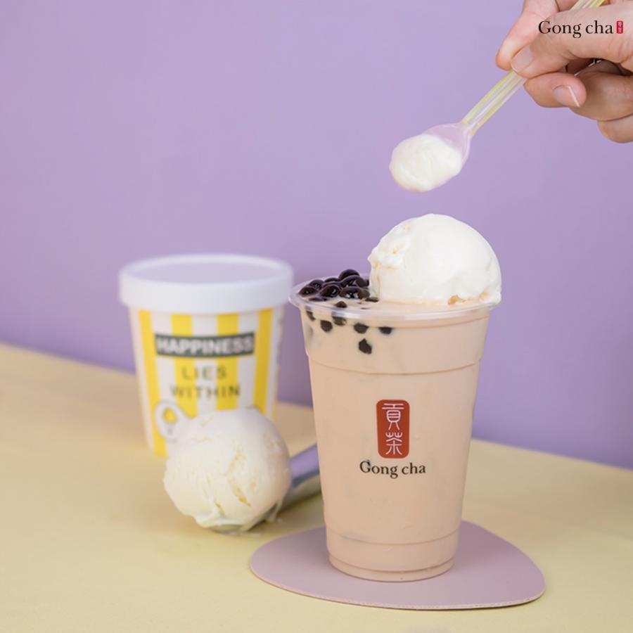 Inside Scoop and Gong Cha Malaysia Collaborate to Launch Taro Ice Cream